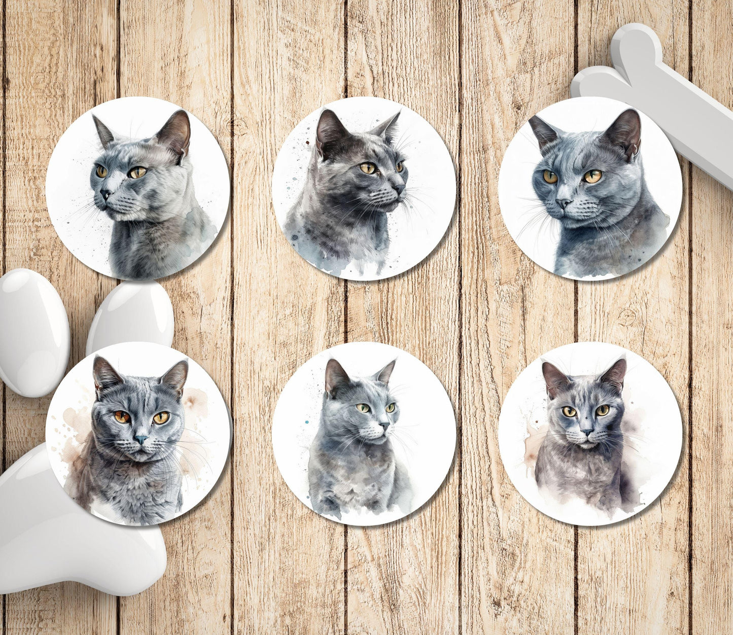 Grey Tabby Cat Return Address Labels – Custom Mailing Stickers with FREE Matching Envelope Seals – Cat Lover Gift, Cat Mom Stationery - The Pawprint Paperie