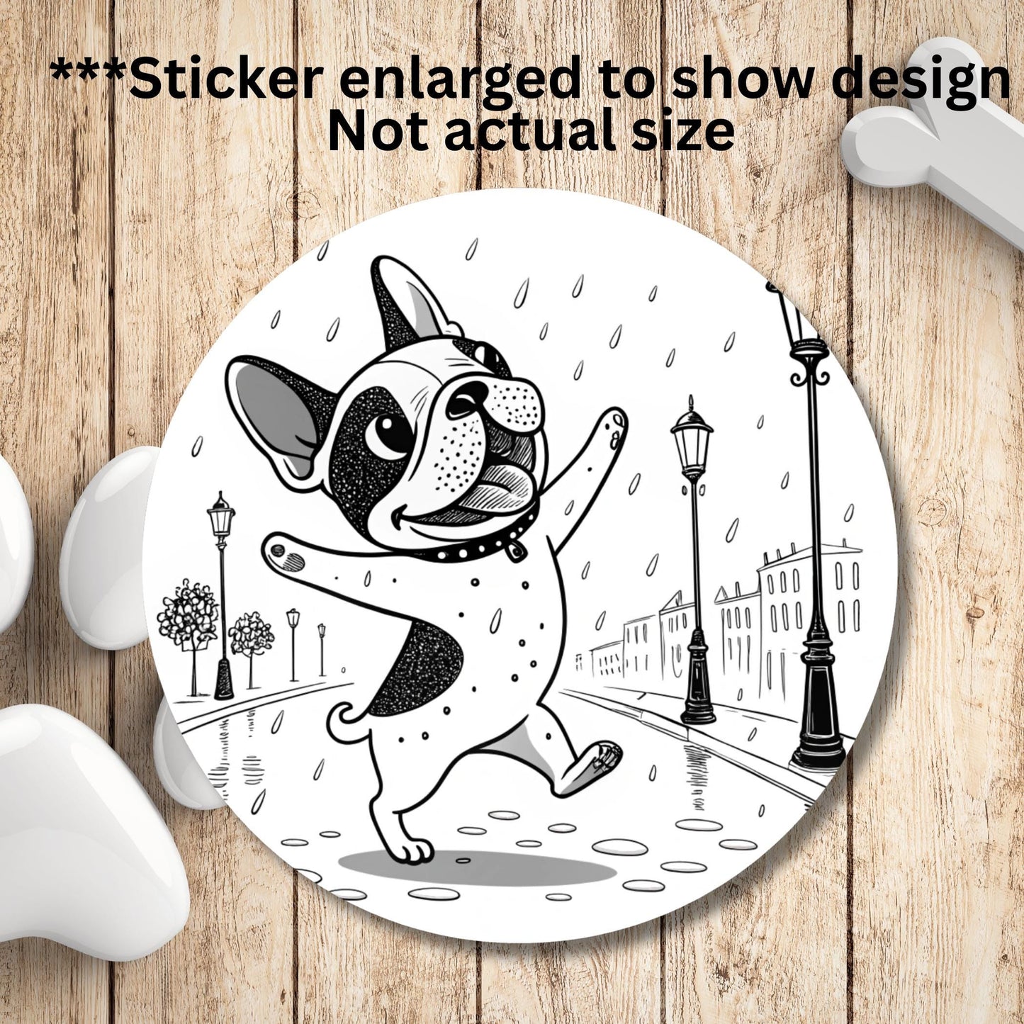 Personalized French Bulldog return address label, Custom Frenchie envelope addressing, Minimalist line art - Letter Seal Stickers - The Pawprint Paperie