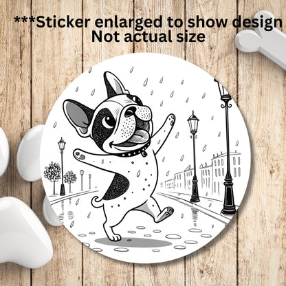 Personalized French Bulldog return address label, Custom Frenchie envelope addressing, Minimalist line art - Letter Seal Stickers - The Pawprint Paperie