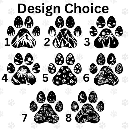 Paw Print Address Labels, 8 Design Choices, Free Envelope Seals, Custom Printed Stickers - The Pawprint Paperie