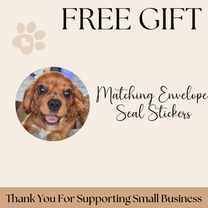 Pet Photo Address Labels, FREE Personalized Dog Sticker Sheet Set, Kids Custom Summer Camp Name, Unique dog mom gift, Happy Return Mail - The Pawprint Paperie