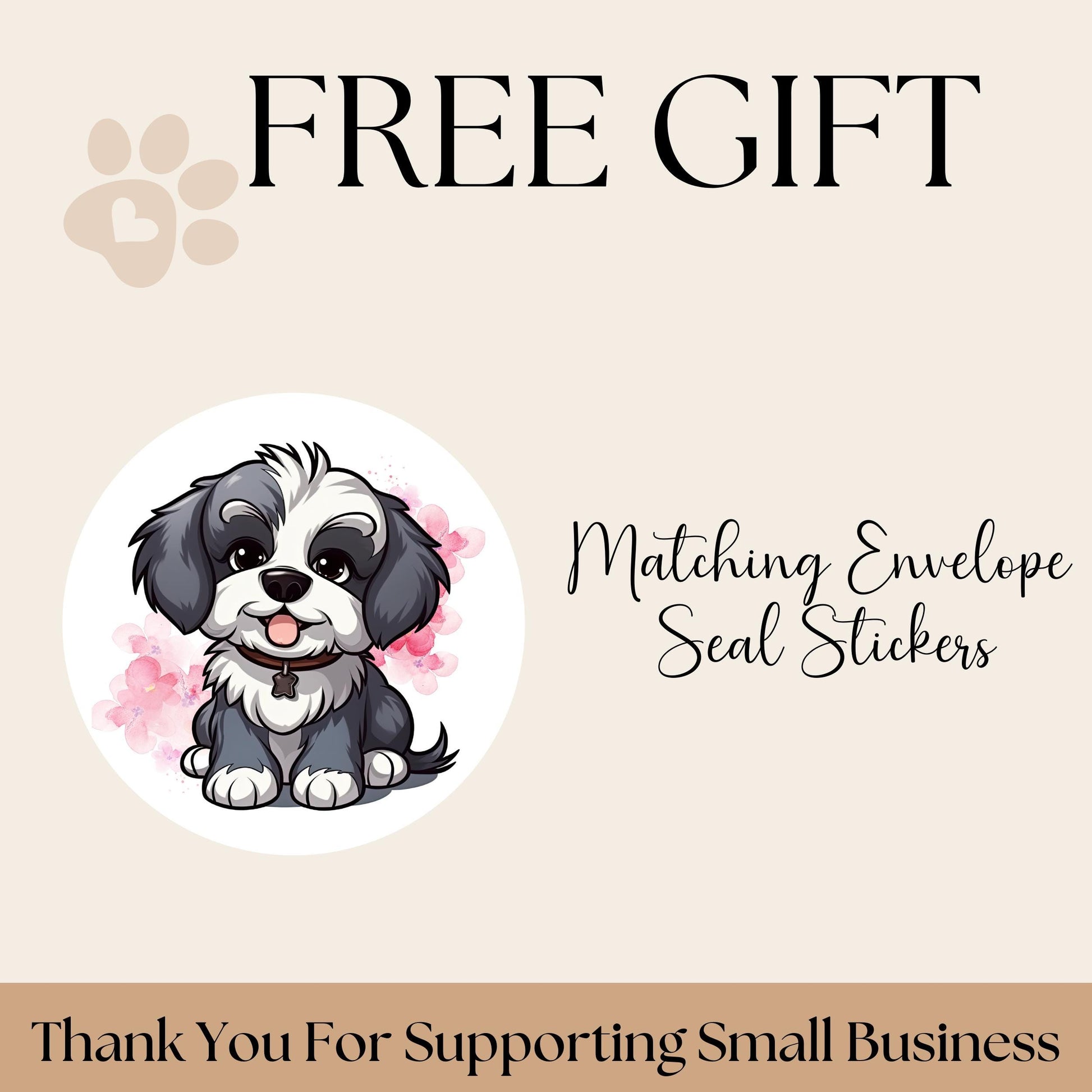 Havanese lovers return address label - stickers for envelope addressing - Havanese mom gift - snail mail labels - dog address labels - The Pawprint Paperie