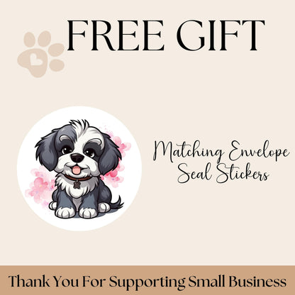 Havanese lovers return address label - stickers for envelope addressing - Havanese mom gift - snail mail labels - dog address labels - The Pawprint Paperie